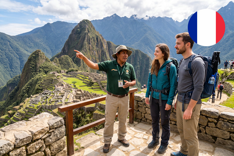 Machu Picchu Guide auf Französisch