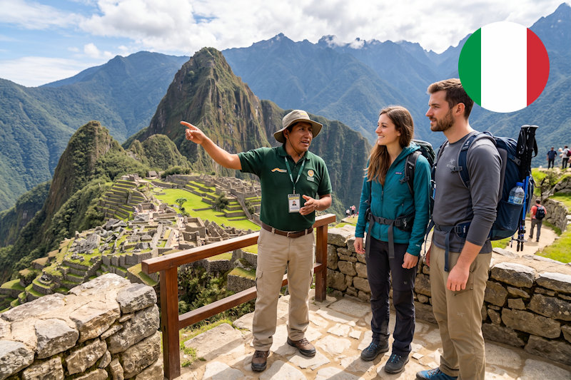 Machu Picchu Guide auf Italienisch