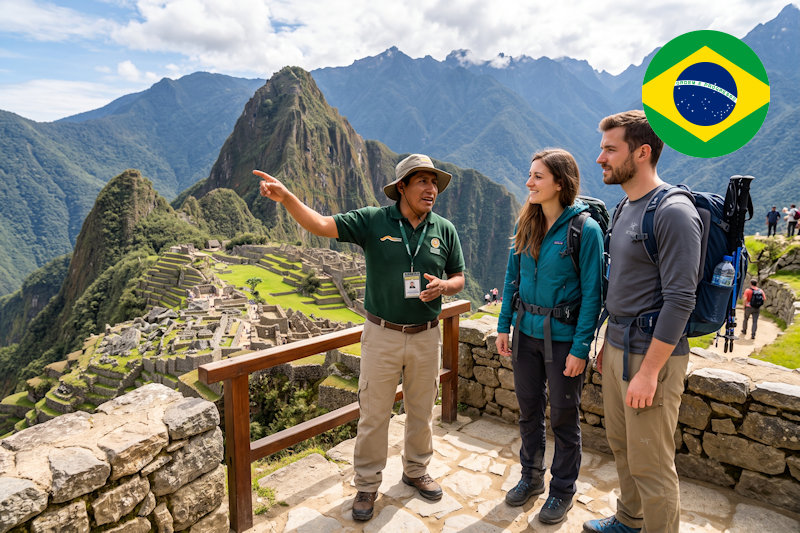 Machu Picchu Guide auf Portugiesisch