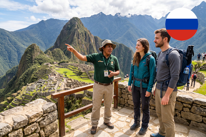 Machu Picchu Guide auf Russisch
