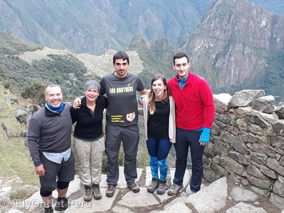 Fotoalbum: Ankunft der Wandergruppe in Machu Picchu